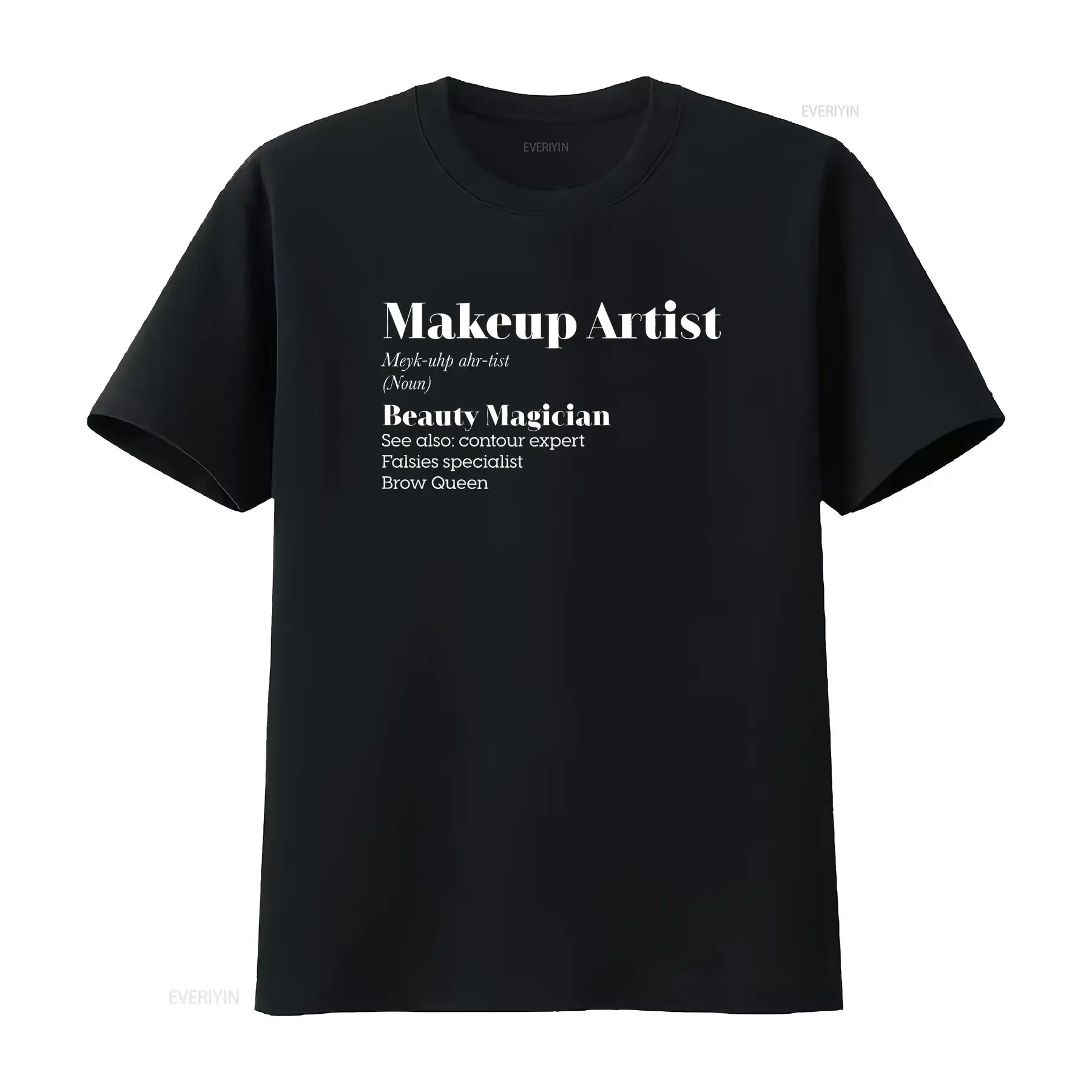 Makeup Artist T Shirt Beauty Magician Cosmetology vintage Washed Stretched Unisex Slightly homme designer clothes graphic