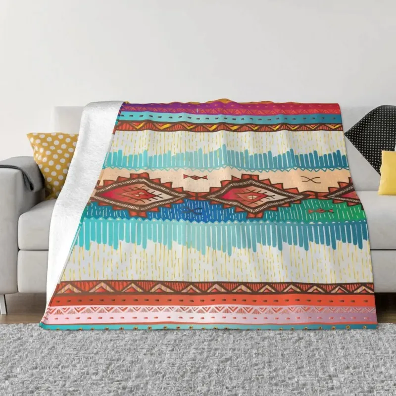 

Native Baby Blankets Coral Fleece Plush Spring Autumn Bohemian Geometric Thin Throw Blankets for Bedding Bedroom Bedspread