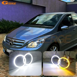 For Mercedes Benz B Class W245 Ultra Bright A/W Switchback Day Light Turn Signal SMD LED Angel Eyes Kit Halo Rings