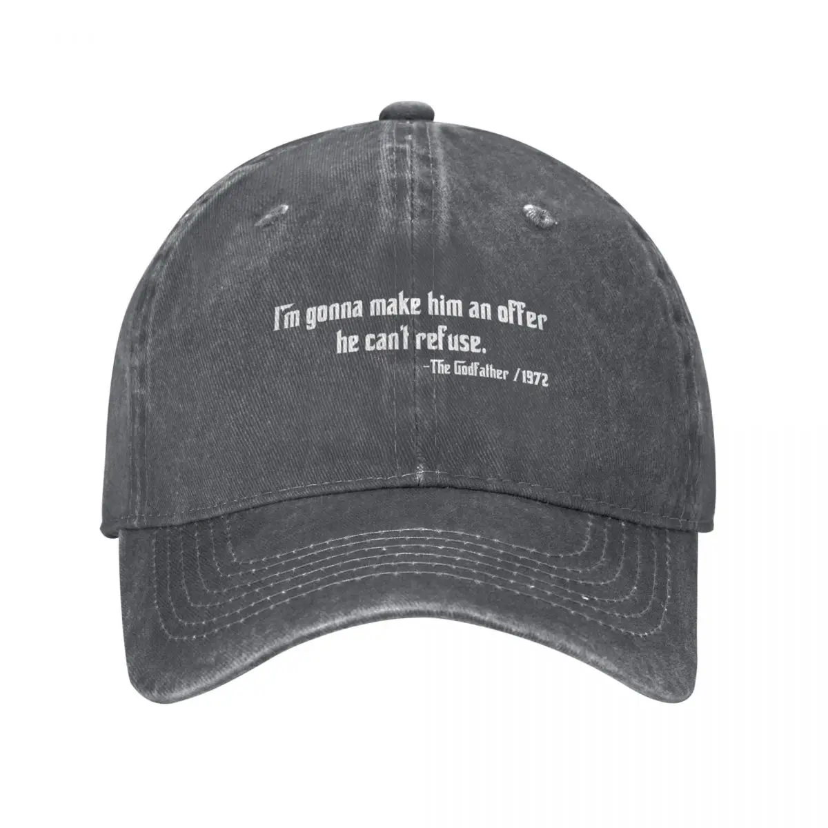 

The Godfather quote Baseball Cap Hip Hop Kids Hat New In Hat Men's Luxury Women's