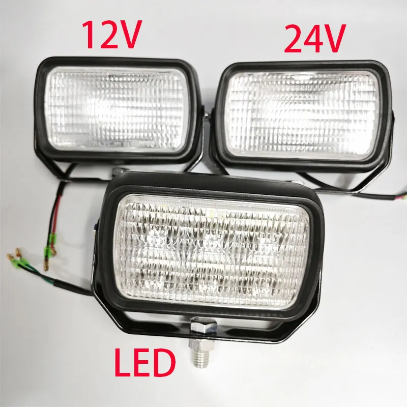 For Komatsu PC78/56-7/228/128/200-7-8UU Cab top light headlamp working headlight Excavator accessories