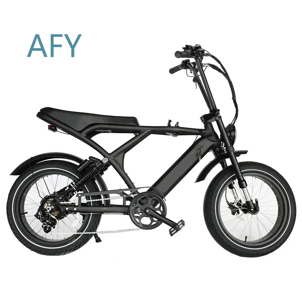 20 Inch Full Suspension Electric Bike for 60V 1500W 15Ah Ebike Long Range Strong Power Super Bike e-bike electric bicycle off