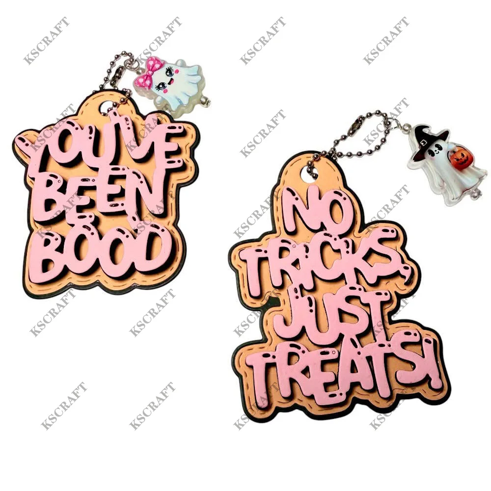KSCRAFT Halloween Tags Cutting Dies Stencils for DIY Scrapbooking Decorative Embossing DIY Paper Cards - view 3