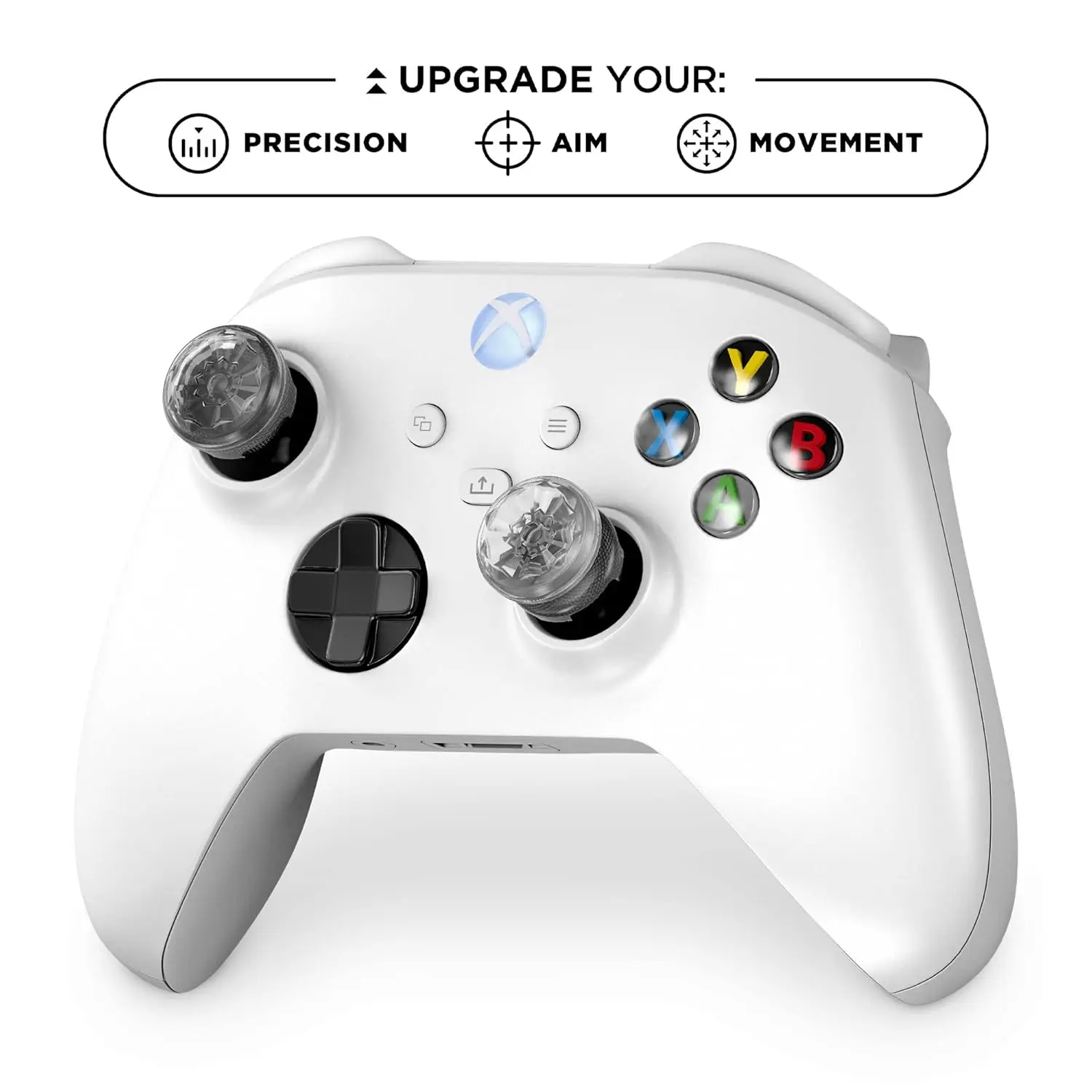 2Pcs Hand Grip Extender Caps für Xbox Serie Game Controller Gamepad Thumb-Stick Griffe High/Low Rise Abdeckungen für Xbox one/One S
