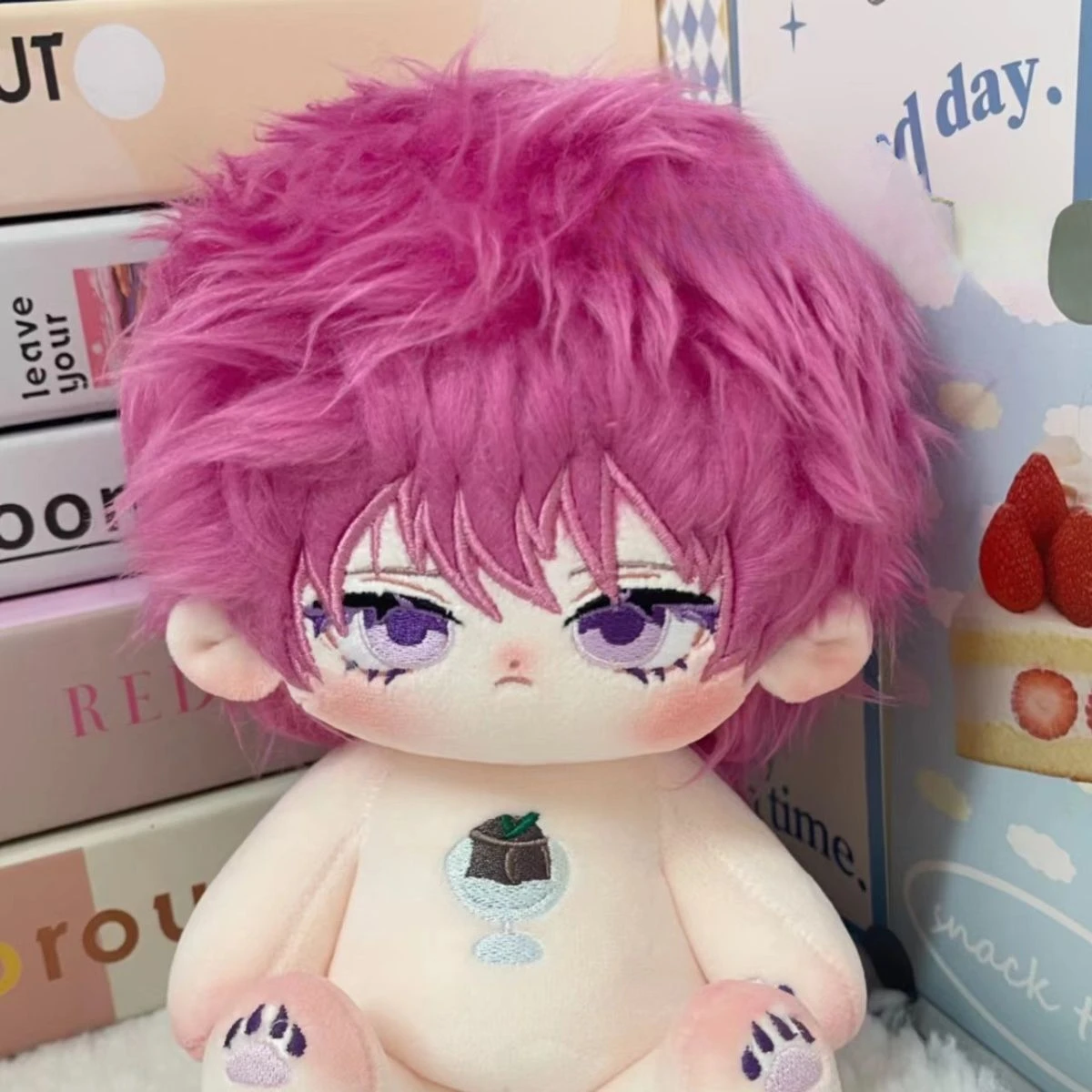 

20cm Anime Plushie Saiki K Saiki Kusuo Plush Stuffed Figures Toy Cute Kawaii Dress Up Plushies Doll Body Cosplay Gifts Limited