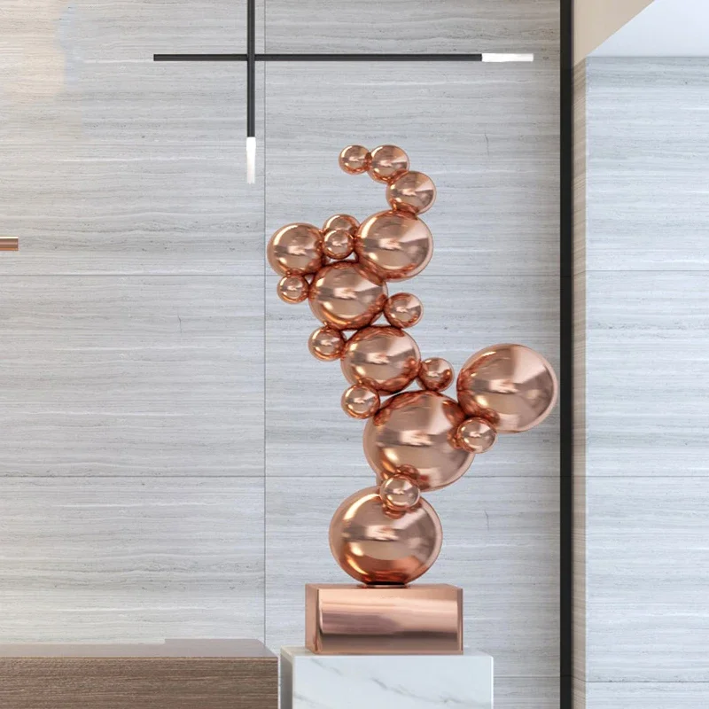 ArtesaníasdMetaldacero inoxidable para decoracióndhabitación, adornos para saladestar, oficina, escritorio, obras de