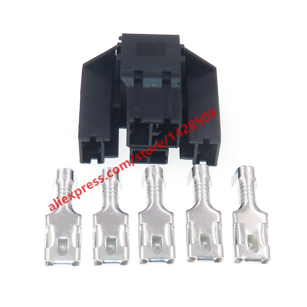 1 Set 5 Pin Automotive Electric Wiring Connector Car High Current Wire Socket 443972995 928720-1