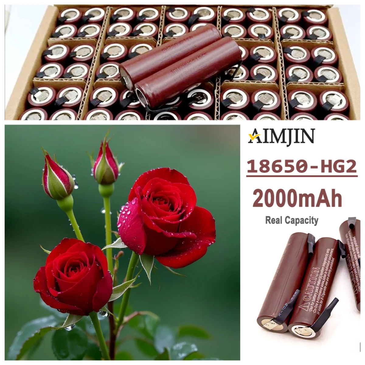 

DIY литий-ионный 18650 3,7 В для LG, оригинальный аккумулятор HG2 2000 мАч с полосками, паяный аккумулятор для отверток, высокий ток