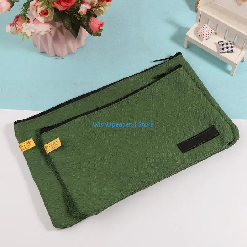 

34YA 2 Sizes Tool Storage Handbag Canvas Work Bag for Cars Drill Garden & Electrician