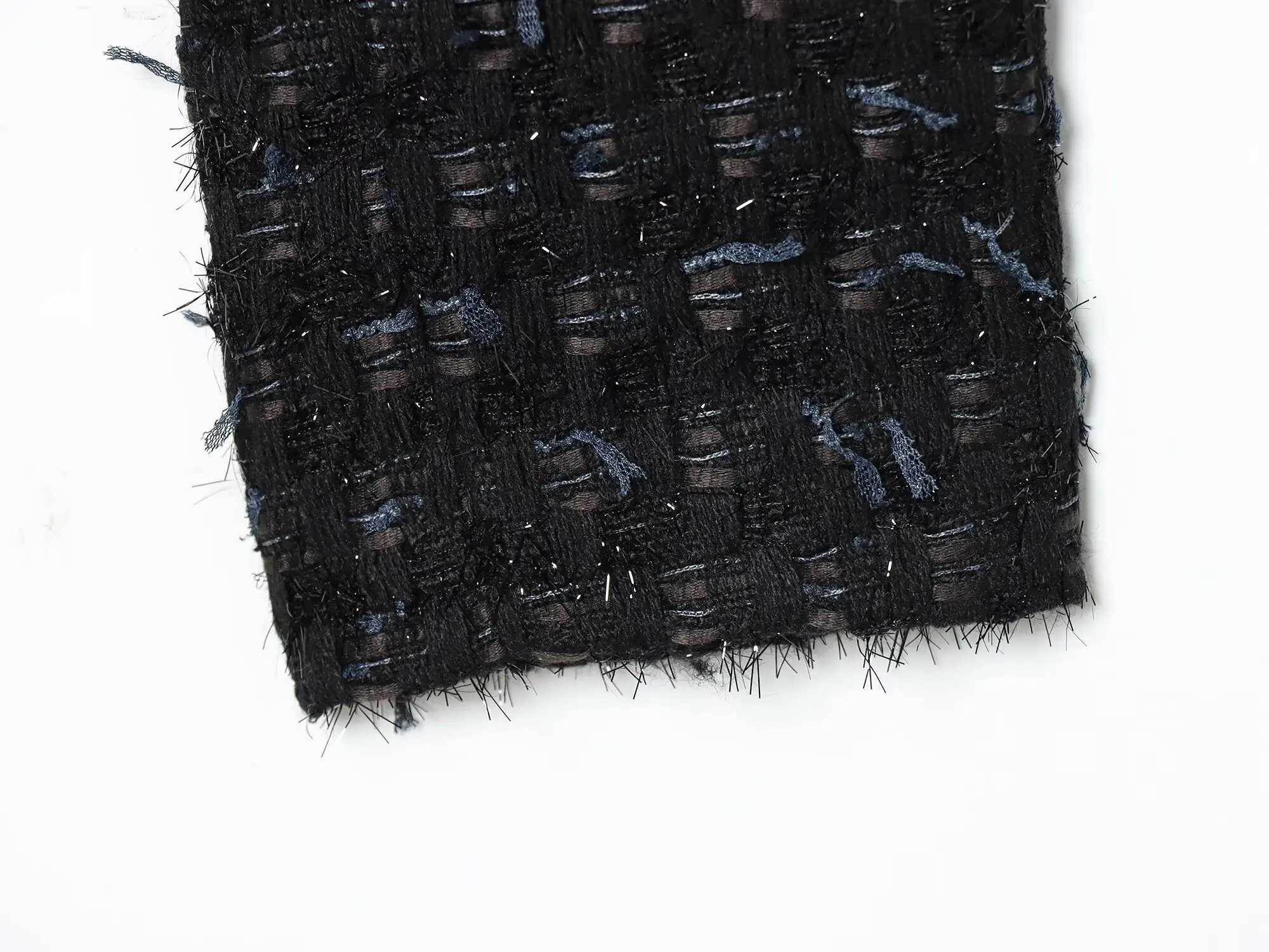 BSAY メタルカラーライン構造ダブルブレストジャケット女性のためのファッション冬の新しい長袖ショートコートシックなレディーストップス