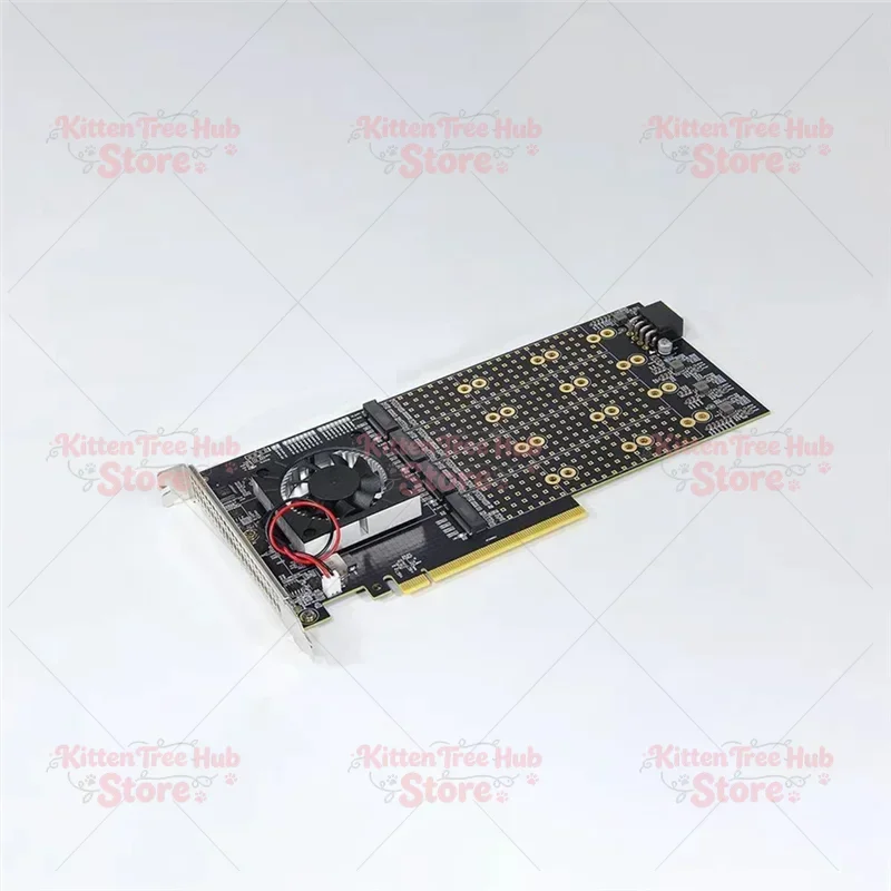 Drive Main Board Split, PLX8749 Chipset Pcle 3.0 To. 2 8-Disk Expansion Card 8. 2 NVME Slots
