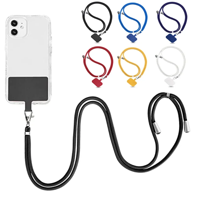 

Universal Crossbody Phone Lanyard with Patch Adjustable Mobile Phone Lanyard Neck Rope For Smart Phone Case Hanging Cord Strap