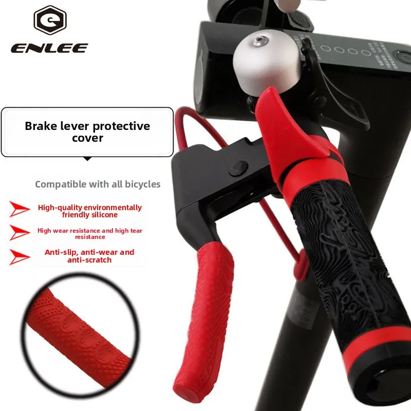 

ENLEE Silicone Brake HandleProtective Cover Bicycle Mountain Bike Brake Handle Non-slip Cover Accessories