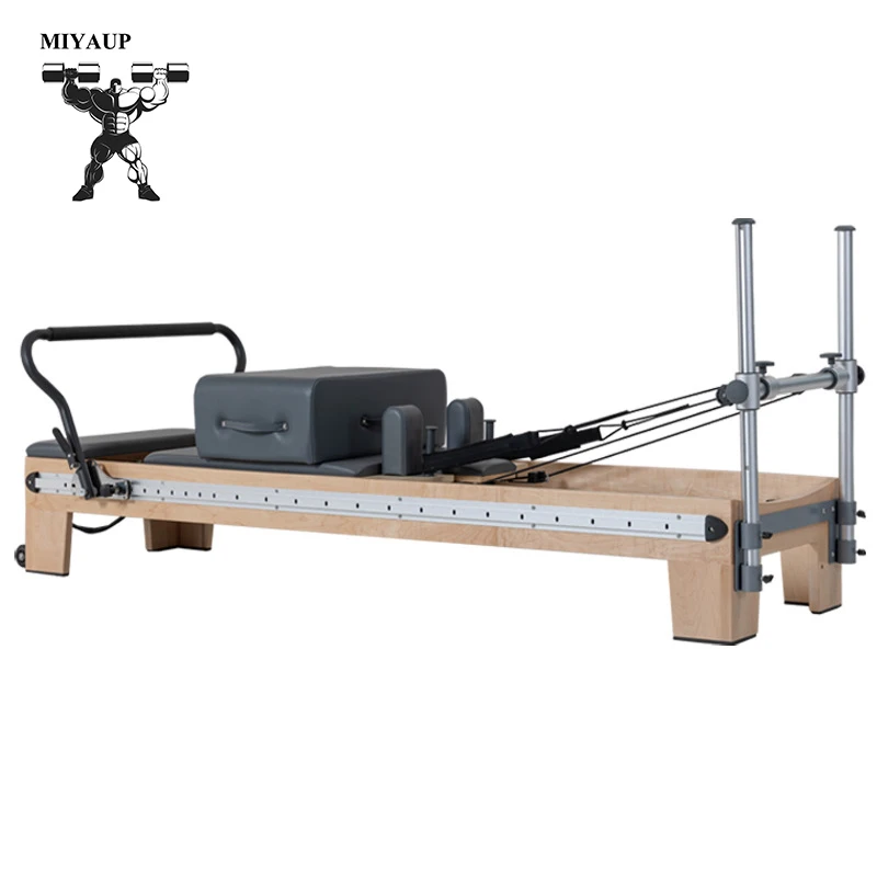 MIYAUP Yoga Studio Gym Shaping Specialized Auxiliary Equipment Maple Pilates Core Training Bed