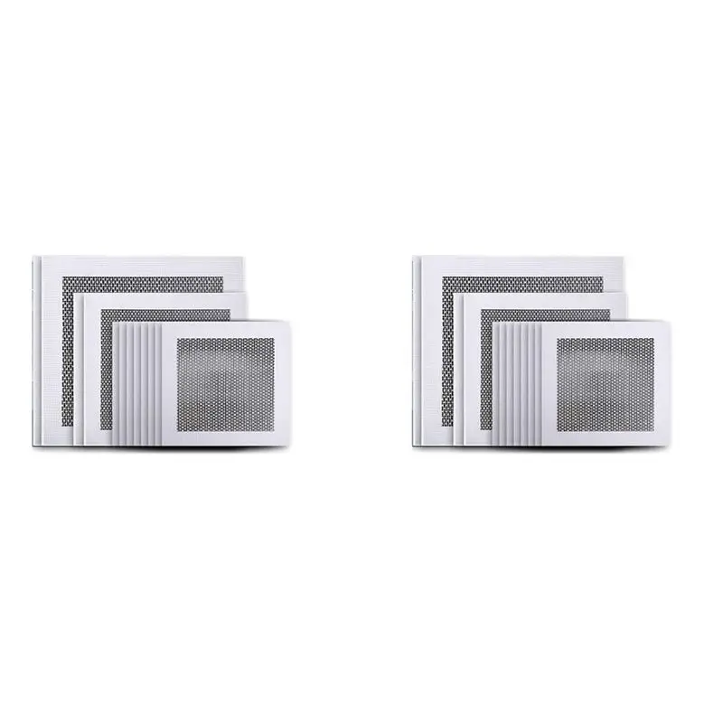 

Набор для ремонта гипсокартона SYW, 24 шт., алюминиевые патчи для ремонта стен, сетка из фиброволокна 4/6/8 дюймов, металлические патчи для заделки отверстий в гипсокартоне