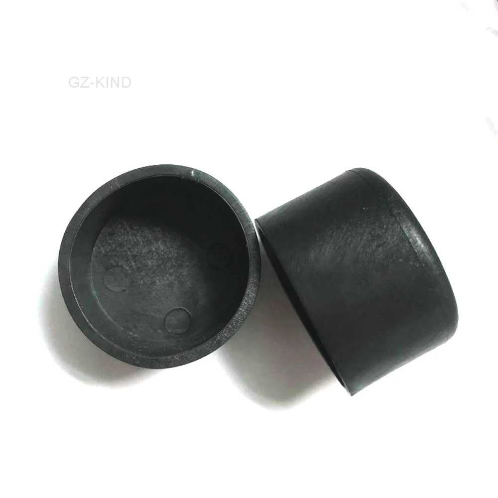 2/4/8/10 Stuks Zwart Rubber Stoel Tafelvoeten Stok Pijp Tubing Einde Cover Caps 10 12 15 16 ~ 45Mm