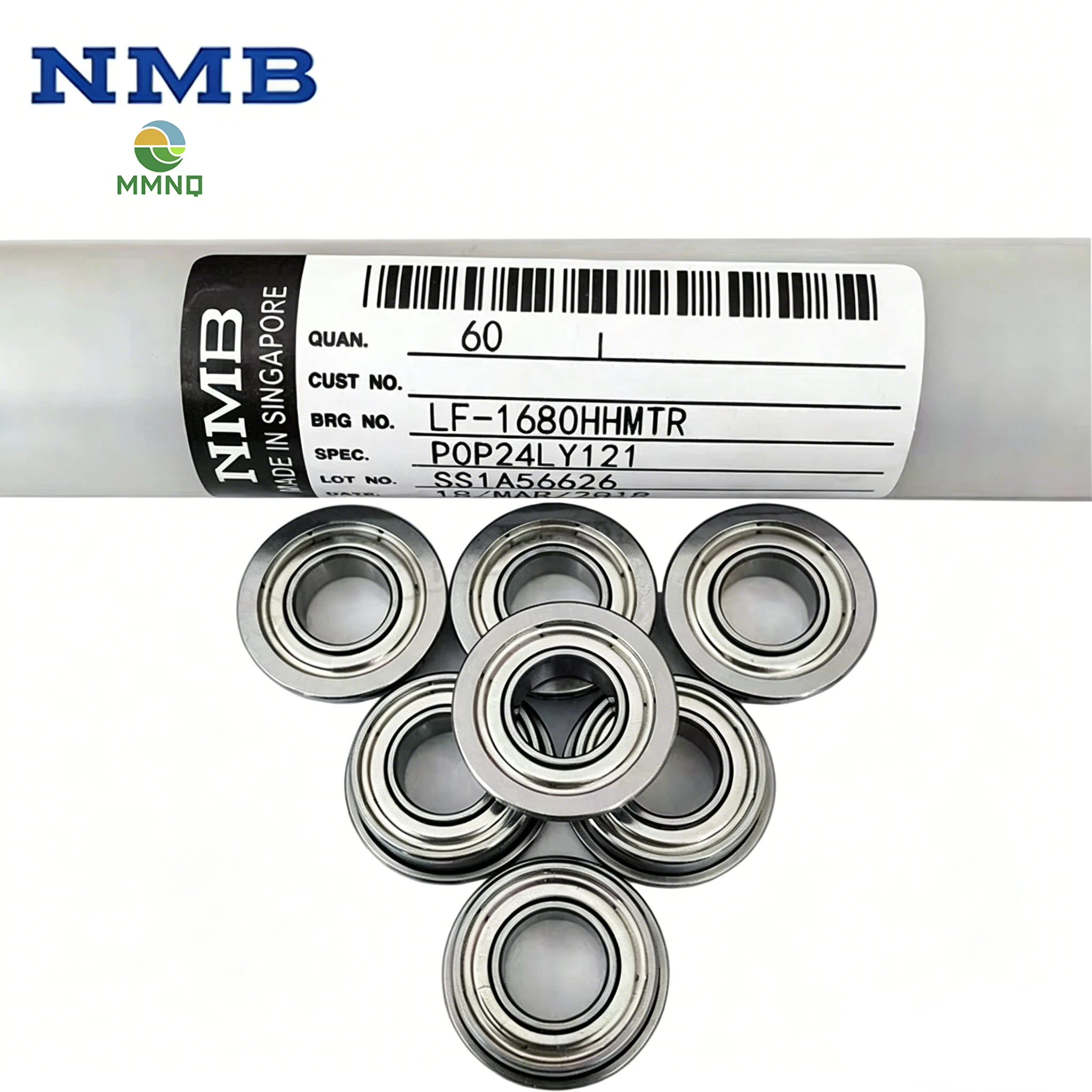 50PCS/100PCS 8x16x5mm Flange Mount Bearing NMB F688Z LF-1680HH High Precision Miniature Deep Groove Ball Bearing