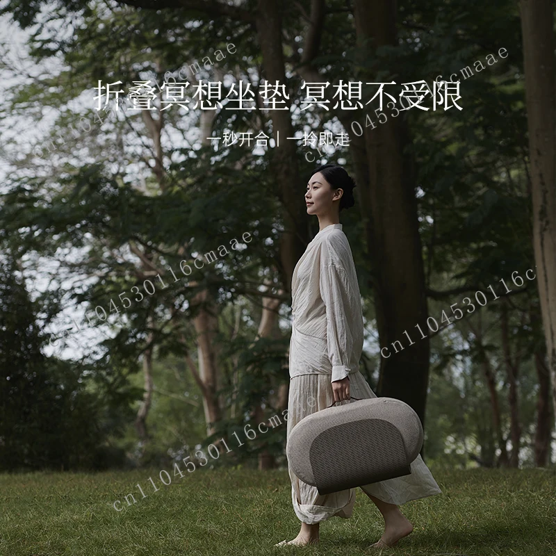 Cobble folding meditation mat reading on the ground, playing cushion meditation, meditation yoga portable god