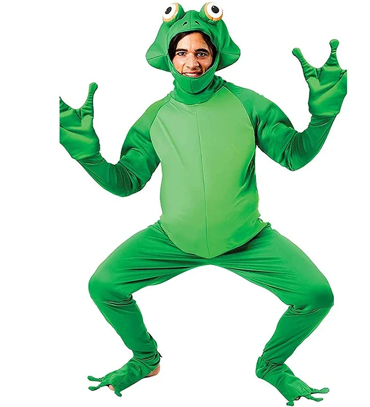 Novelty  Adult Animal Party Set Halloween Cos Men\'s Frog Prince Cos  Superman Costume Adults