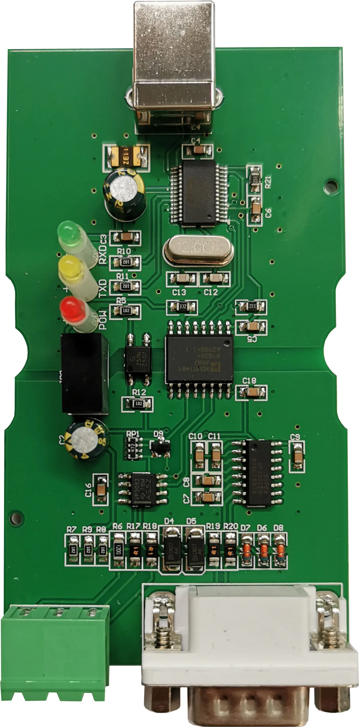 USB to RS485/RS232 serial port converter high-speed magnetic coupling isolation original FT232R chip