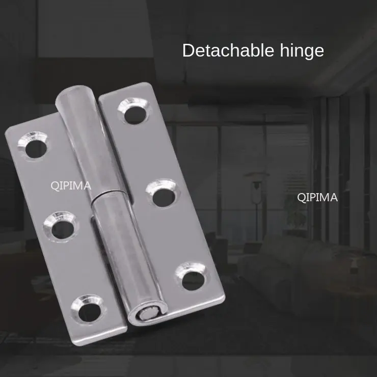 360 Degree Revolving Door Hinge Stainless Steel Flag Shape Hinge Simple Home Hardware Accessories Detachable Window Hinge