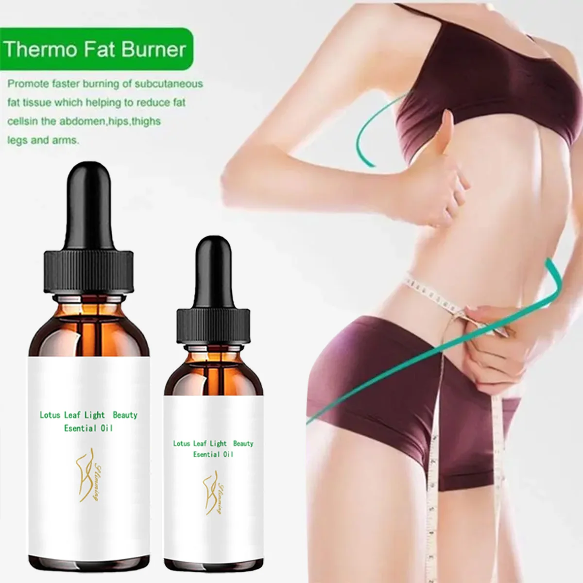 

30 Days Fast Loss Weight Slimming Oil Product Lose Weight Tummy Waist Fat Burner Burning Anti Cellulite Slimming Essential Oils