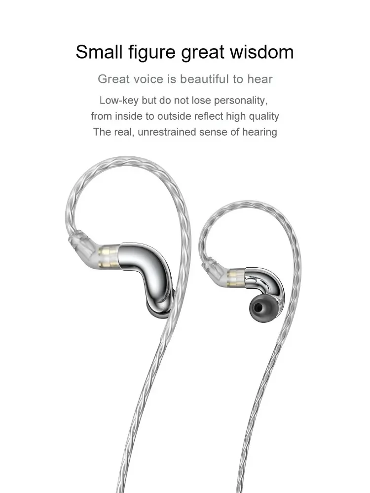 Słuchawki douszne BLON BL-mini 6mm Dynamic Driver HIFI IEM DJ do biegania, przewodowe, z wtyczką 3.5MM i złączem 2Pin 0.78 — zdjęcie produktu 7