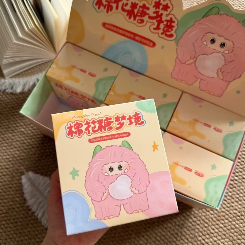 

New Dreame Fluffy The Monster Marshmallow Dream Series Blind Box Cute Vinyl Doll Home Decoration Mystery Box Toy Birthday Gift