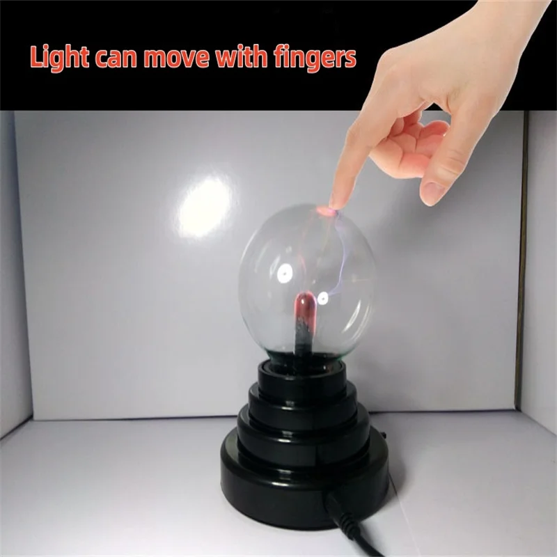 3-Inch USB Ion Magic Ball Electrostatic Ball Lightning Ball Magic Lamp Atmosphere Light Negative Ion USB Battery Night Light