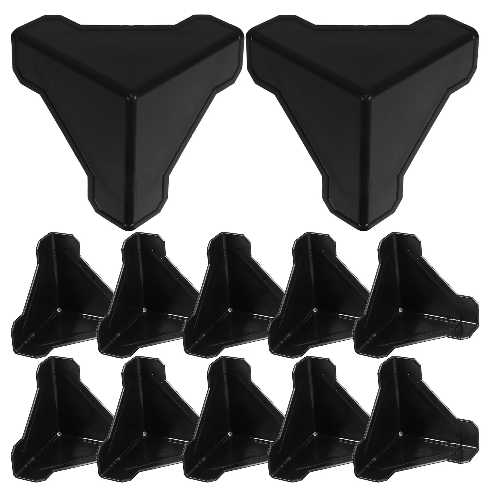100Pcs Carton Packing Corner Protectors Plastic Corner Guards for Furniture Packaging Small Portable Strong Protective Edge