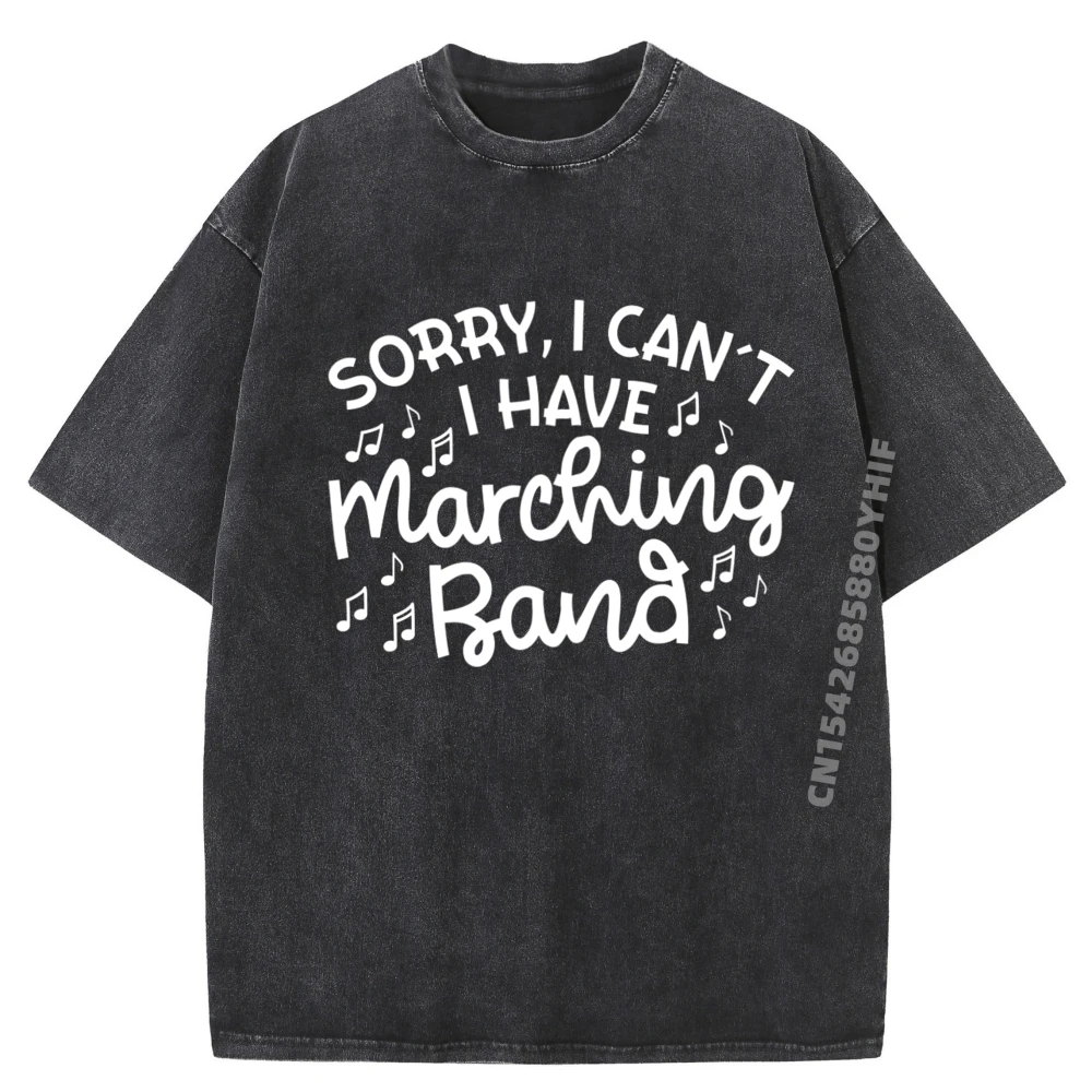 

Мужская футболка «Извините, я могу, у меня есть марширующий оркестр», милая забавная уличная одежда, мужская уличная стирка, новинка в топах и футболках