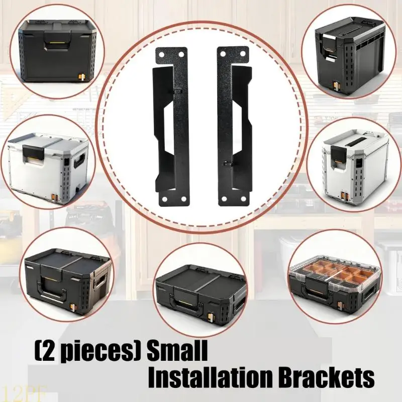 12PF Industrial Grade Dark Matte Coated Wall Mount parenthesis For Tool Arrangement
