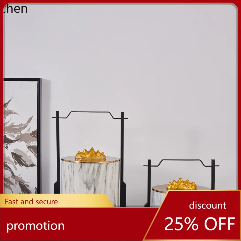 

ZML New Chinese Style Marble Storage Box Craft Home Living Room Bedroom Storage Decorative Box Ornament