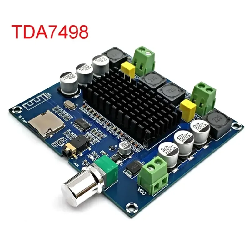 【NUOVISSIMO】 Scheda amplificatore audio TDA7498 compatibile con Bluetooth Modulo audio ad alta potenza Supporta AUX per altoparlanti Home Theater fai da te