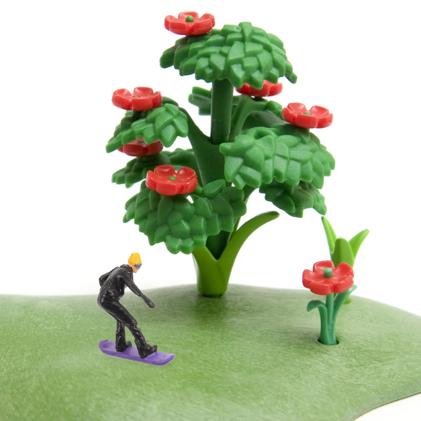 

Mini Skiing People Colored Human Layout Decor Sturdy Landscape Simulation Tiny Figures for Realistic Scenes Human Model