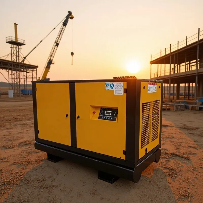 Screw air compressor mine  industrial grade high pressure silent air pump air compressor
