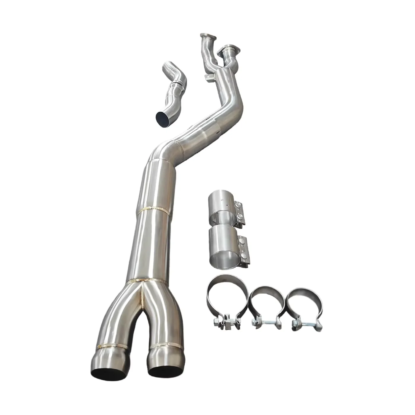 G80 M3 G82 M4 S58 Resonated Single Midpipe Resonated Design Single Midpipe Stainless Steel Reduces Noise Enhances Sound High-Per