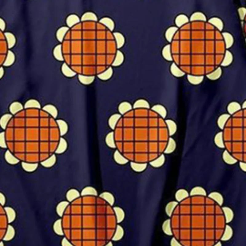 신상품 애니메이션 코스프레 의상 여름 여성 남성 해바라기 프린트 일본식 기모노 가디건 하오리 망토