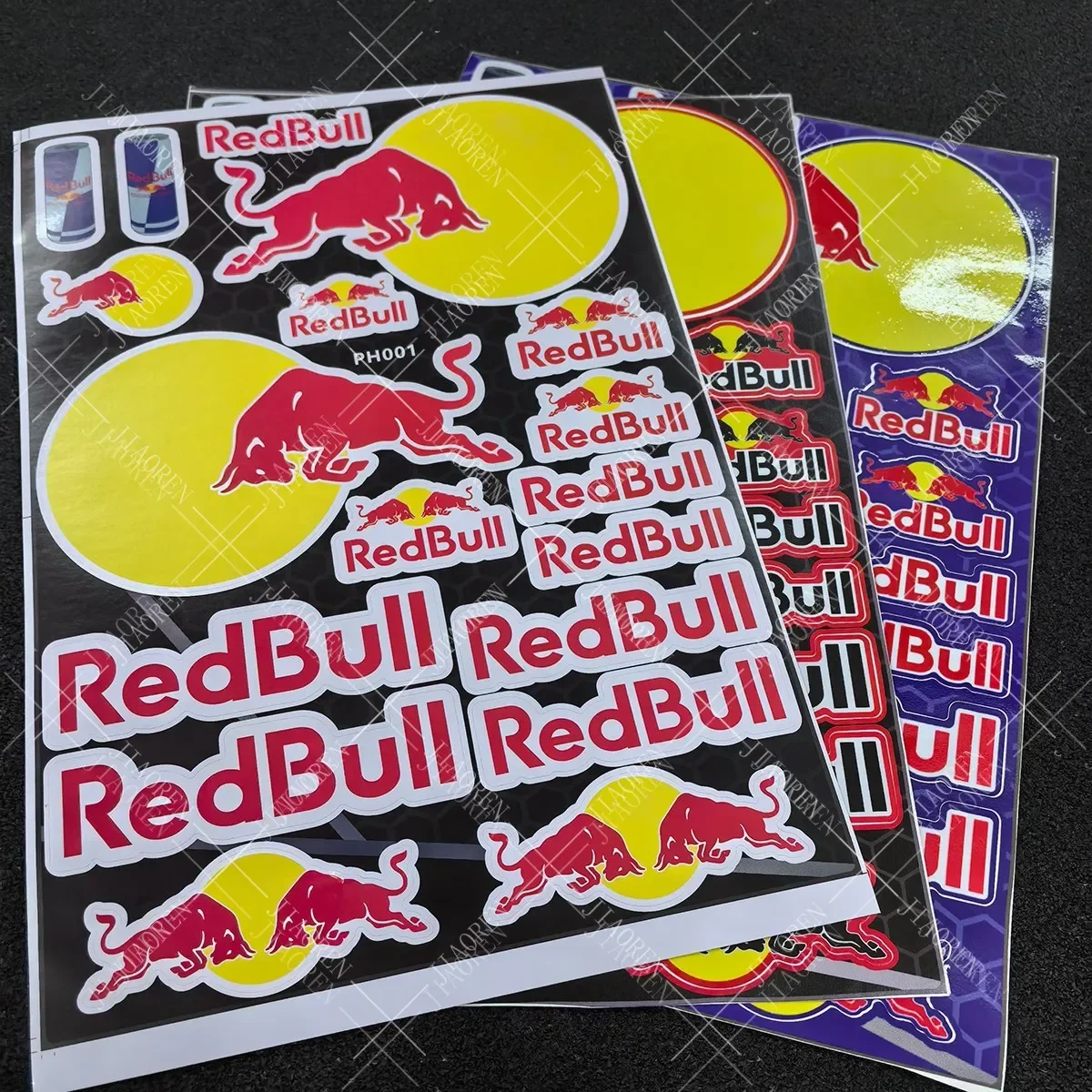 Red Bull Logo Motorcycle Stickers Helmet Decal Kit