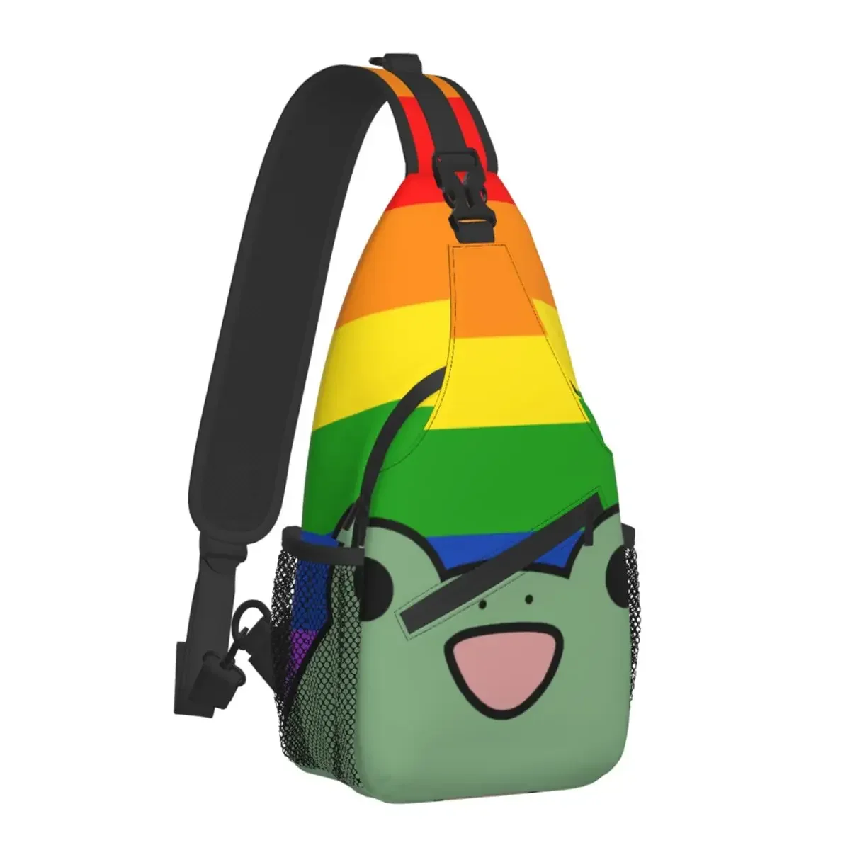 

Crossbody Bag Sports Rainbow Flag Pride Chest Bag Unisex Women Man Fashion Shoulder Backpacks Travel