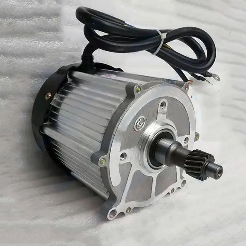 محرك دراجة ثلاثية العجلات كهربائي عالي الطاقة محرك تفاضلي مجموعة محرك ثلاثية العجلات 48 فولت محرك مغناطيسي دائم