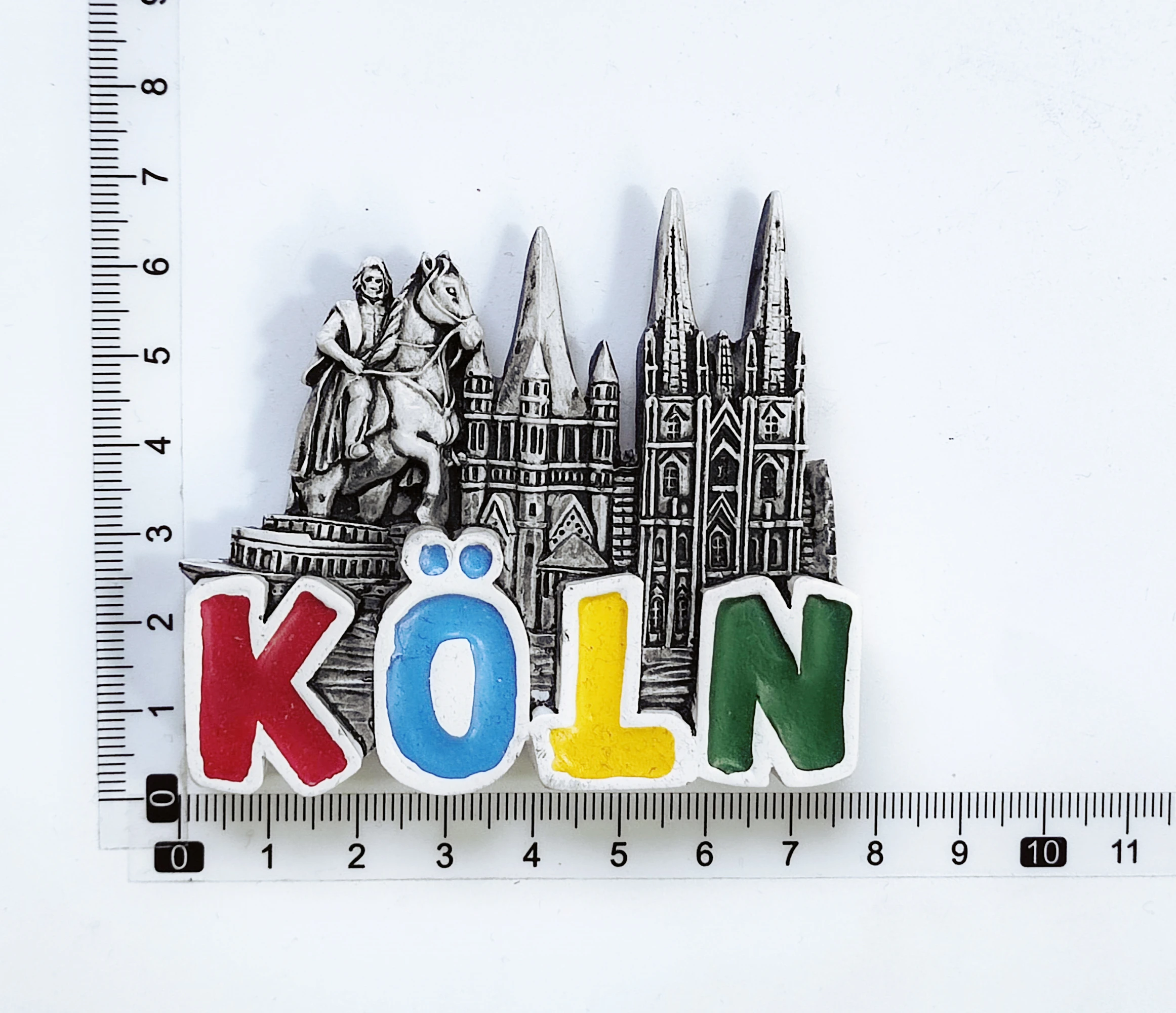 3D Cologne Koln Germany Fridge Magnet Souvenir Gift Resin Refrigerator Magnetic Sticker Collection Home Decoration