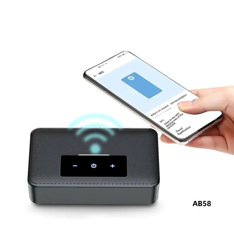 2-In-1 Receiver Transmitter Plug And Play Bluetooth-Compatible Stereo Adapter High Definition Hifi Support NFC