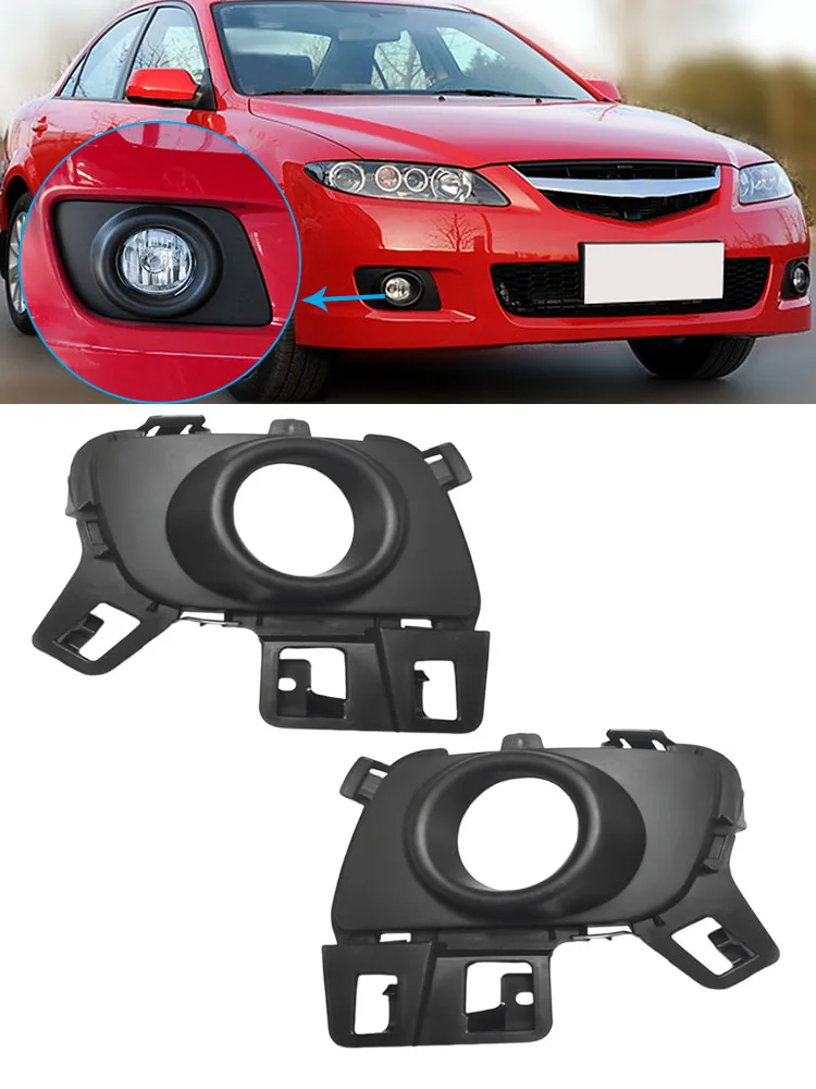 

For Mazda 6 2011 2012 Front Bumper Fog Light Frame Fog Lamp Bezel Fog Light Grill Cover GR1V-50-C21A - C11A