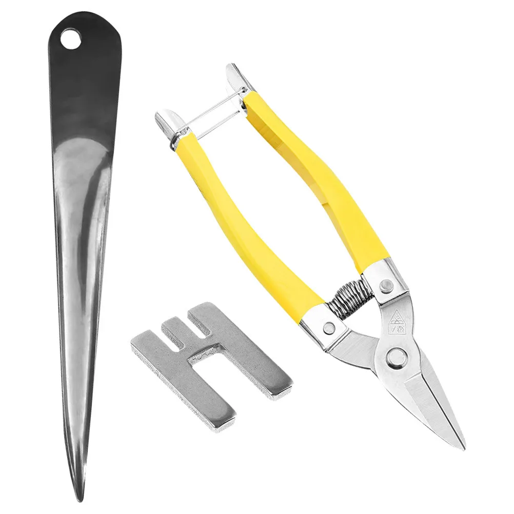 1 مجموعة تنوعا الخوص الروطان مجموعة أدوات إصلاح المعادن المتطفلين حدق سكين مقص سلة النسيج لوازم طول العمر #1