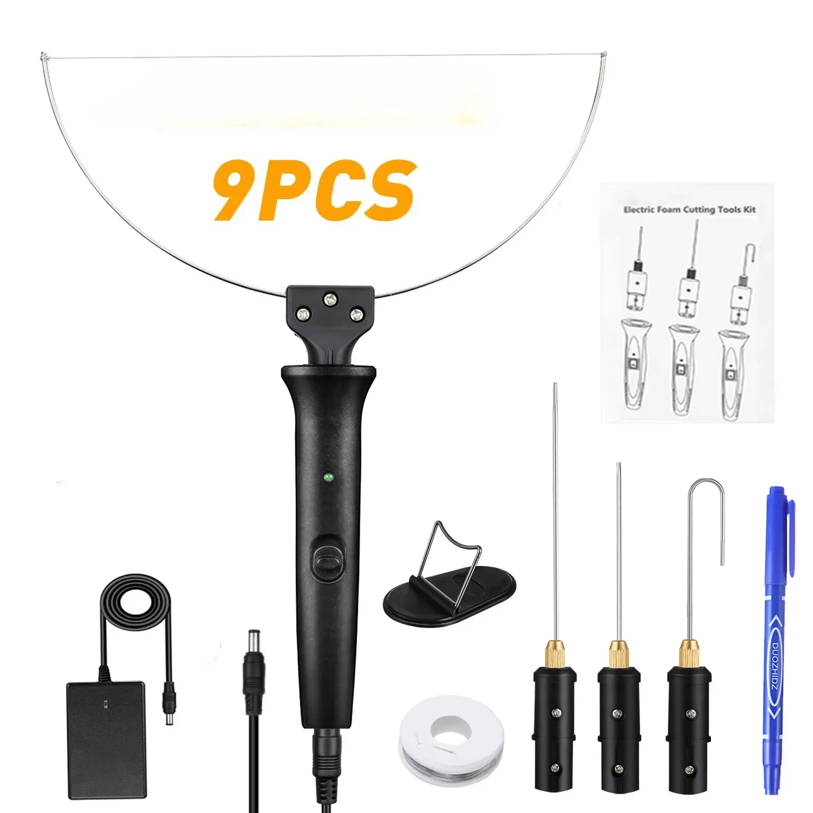 

oam cutter heating 3in1 Hot Knife Foam Cutter 100-240V 20W Styrofoam Cutting Pen with Electronic Voltage Transformer Adapter