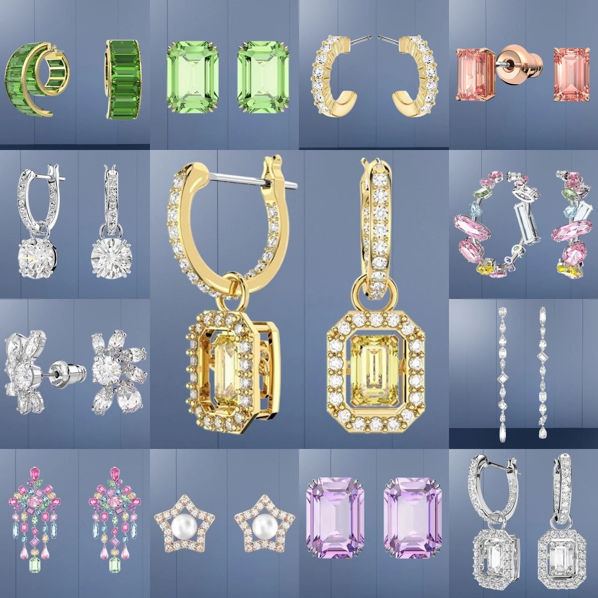 2026 New Arrival Exquisite Inlaid Pearl Jewelry Set for Her,Banquet Glamour Elegance