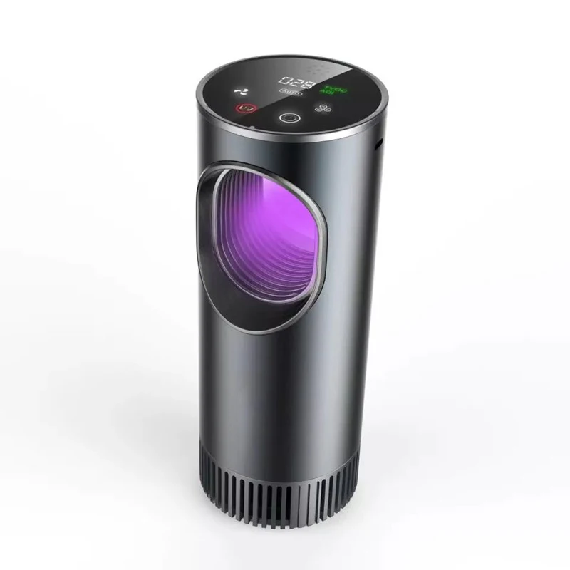 Portable UV Function Car Purifier Hepa Filter with Real AQI Indicator