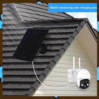 Promotion! 6W Solar Panel Waterproof Outdoor Hiking And Camping Portable Doorbells Security Cameras Lights Charging Panel Type-C