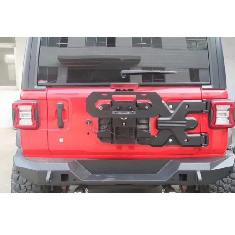 Lantsun JL1132 Aluminum Alloy spare tire bracket   carrier for jeep  wrangler JL 2018+